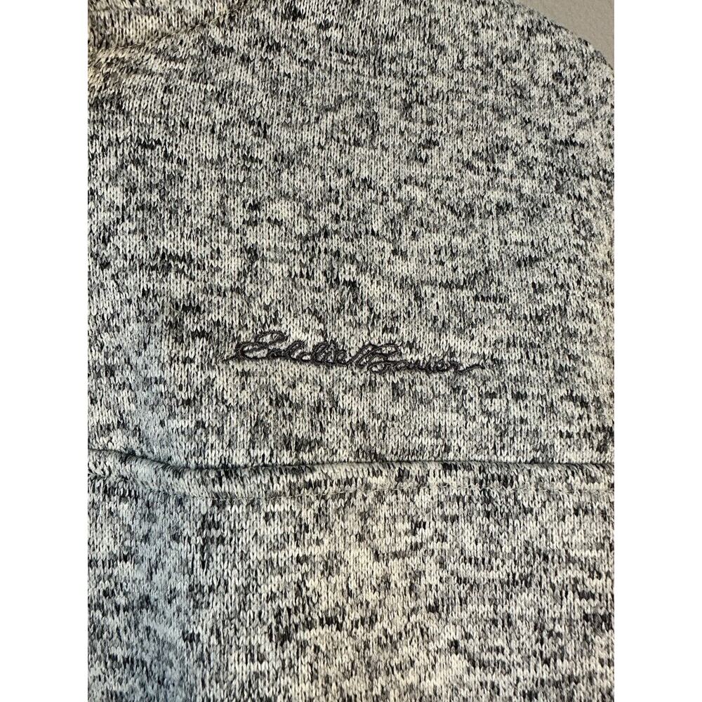 Eddie Bauer Men’s Radiator Fleece Pullover Snap Front Gray M - Picture 4 of 6
